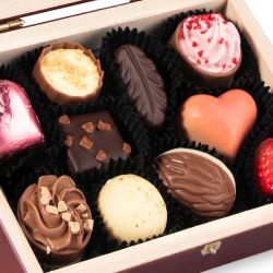 Czekoladowy upominek na Walentynki Decor Dark Happy Valentine's Day - MountBlanc - 3