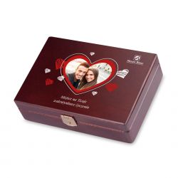 Czekoladowy upominek na Walentynki Decor Dark Happy Valentine's Day z Twoimi życzeniami - MountBlanc - 2