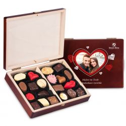 Prezent na Walentynki Decor Duo Dark Happy Valentine's Day z Twoimi życzeniami - MountBlanc - 1