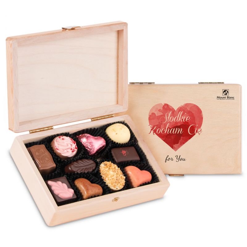 Czekoladki Decor Light z napisem Słodkie Kocham Cię - MountBlanc - 1