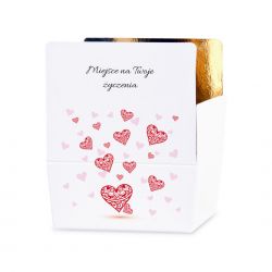 Mini Ballotin White no.2 dla zakochanych z własnymi życzeniami - MountBlanc - 2