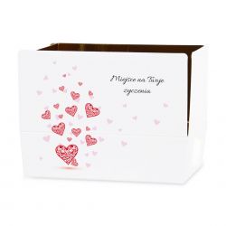 Mini Ballotin White no.3 dla zakochanych z własnymi życzeniami - MountBlanc - 2