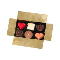 Mini Ballotin White no.3 dla zakochanych z własnymi życzeniami - MountBlanc - 3