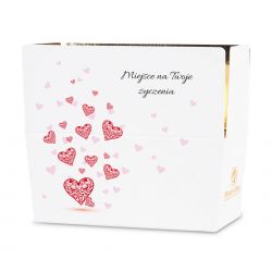 Ballotin White no.1 czekoladki dla zakochanych z własnymi życzeniami - MountBlanc - 2