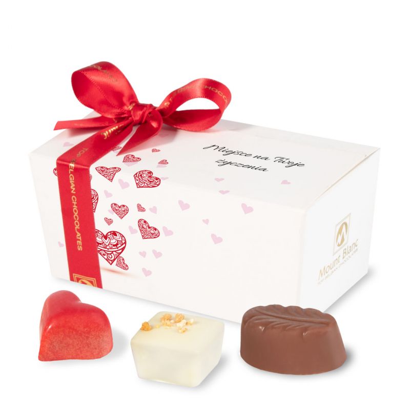 Ballotin White no.2 dla zakochanych z własnymi życzeniami - MountBlanc - 1