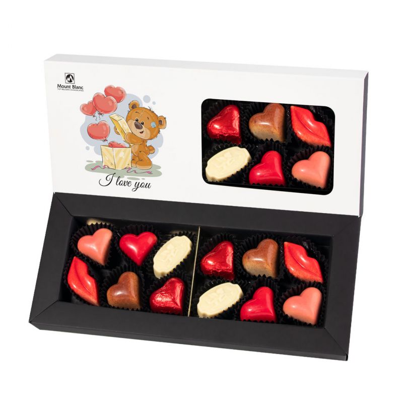 Prezent walentynkowy Elegance White no.4 I love you