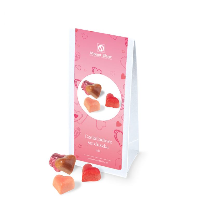Czekoladki Serduszka mix 125g