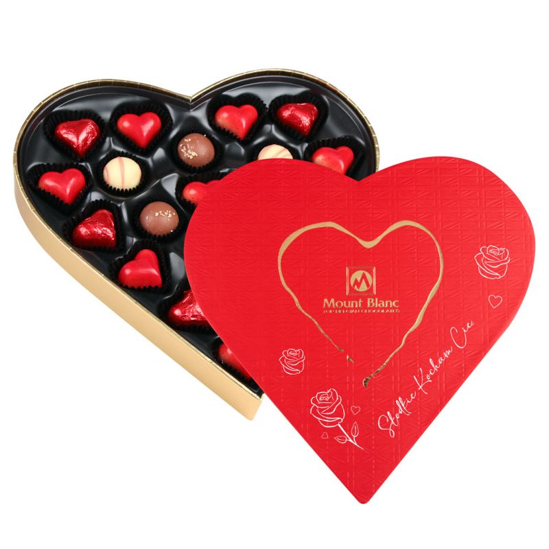 Czekoladki Sweet Heart Red Maxi Słodkie Kocham Cię