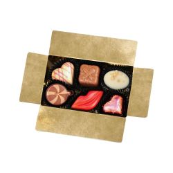 Praliny na Dzień Kobiet Mini Ballotin Pink no.3 Słodkich Chwil