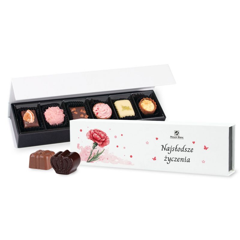 Bombonierki Chocolate Box Long White Najsłodsze życzenia - MountBlanc - 1