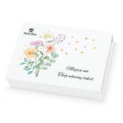 Czekoladki na Dzień Kobiet Chocolate Box Mini White z Twoimi życzeniami - MountBlanc - 2