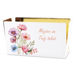 Czekoladki na Dzień Kobiet Mini Ballotin White no.4 z Twoimi życzeniami - MountBlanc - 2