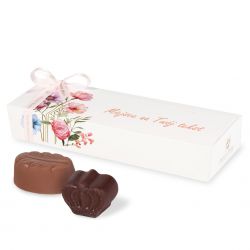 Prezent na Dzień Kobiet Mini Ballotin White no.5 z Twoimi życzeniami - MountBlanc - 1