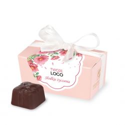 Upominek z okazji Dnia Kobiet Mini Ballotin Pink no.1 Twoim logo - MountBlanc - 1