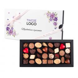 Bombonierka na Dzień Kobiet Circle Maxi Standard z Twoim logo