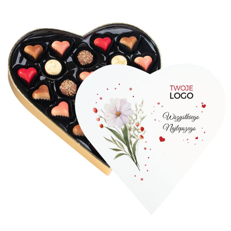 Upominek na Dzień Kobiet Sweet Heart White Maxi z logo