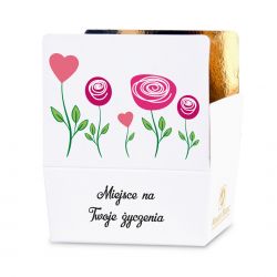 Czekoladki dla kobiety Mini Ballotin White no.2 z Twoimi życzeniami - MountBlanc - 2