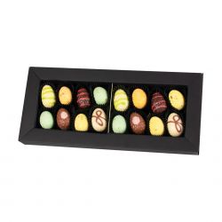 Czekoladki wielkanocne Easter Elegance White no.4 z logo