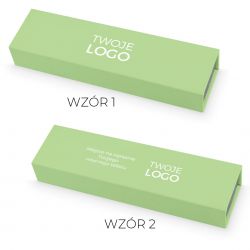 Bombonierka z logo firmy Chocolate Box Long Green