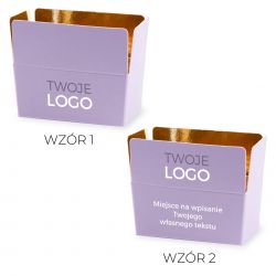 Czekoladki z Twoim logo Mini Ballotin Lavender no.1