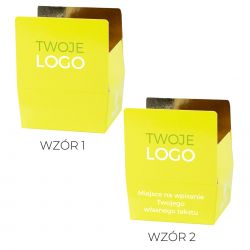 Czekoladki z nadrukiem logo Mini Ballotin Green no.2