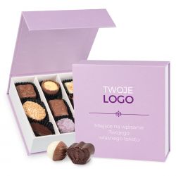 Finesse Lavender-White no.2 Czekoladki z nadrukiem firmowym - MountBlanc - 1