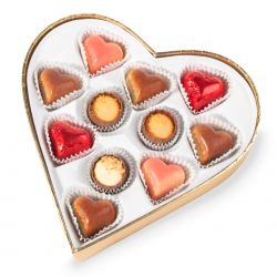 Czekoladki komunijne Sweet Heart White Mini z Twoim zdjęciem i życzeniami