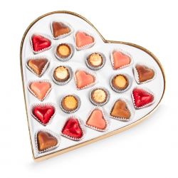 Czekoladki na komunię Sweet Heart White Maxi z Twoim zdjęciem i życzeniami