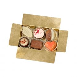 Podziękowania na komunie dla gości Mini Ballotin White no.3 ze zdjęciem i tekstem