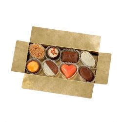 Czekoladki komunijne dla gości Mini Ballotin White no.4 z Twoim tekstem