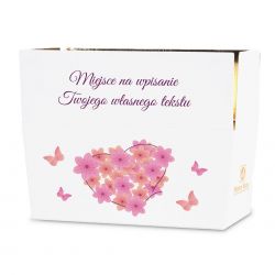 Czekoladowe pralinki Ballotin White no.3 z Twoim tekstem - MountBlanc - 2