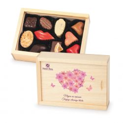 Pralinki czekoladowe Smooth Light z własnymi życzeniami - MountBlanc - 1