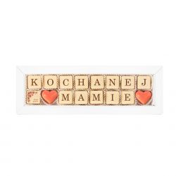 Czekoladki z napisem Chocolate Letter Mini Pink Kochanej Mamie - MountBlanc - 3