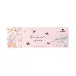 Czekoladki z napisem Chocolate Letter Mini Pink Słodkie życzenia - MountBlanc - 2