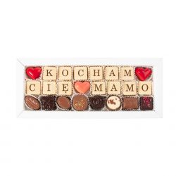Czekoladki z napisami Chocolate Letter Maxi White Kocham Cię Mamo - MountBlanc - 6