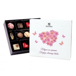 Czekoladki Premium White z Twoimi życzeniami - MountBlanc - 1