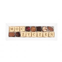Czekoladowe życzenia Chocolate Letter Mini White Moc Życzeń