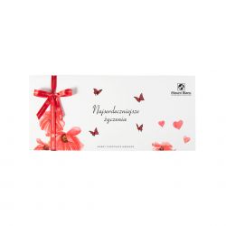 Chocolate Letter Maxi White Słodkie Życzenia czekoladki z napisem