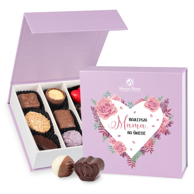 Bombonierka Finesse Lavender no.2 Najlepsza Mama na świecie