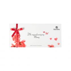 Czekoladki z napisem Chocolate Letter Maxi White Kochanej Mamie - MountBlanc - 1