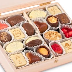 Czekoladki Decor Duo Light z okazji Pierwszej Komunii Świętej - MountBlanc - 3