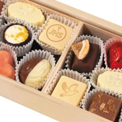 Czekoladki na komunię Smooth Duo Light z życzeniami - MountBlanc - 3