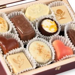 Czekoladki na Pierwszą Komunię Świętą Decor z Twoimi życzeniami - MountBlanc - 3