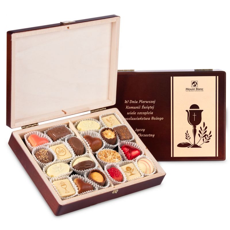 Prezent na Pierwszą Komunię Świętą Decor Duo z Twoimi życzeniami - MountBlanc - 1