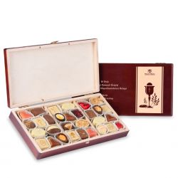 Czekoladki na komunię Decor Trio z Twoimi życzeniami - MountBlanc - 1