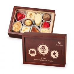 Czekoladowy upominek z okazji Pierwszej Komunii Świętej Smooth Dark - MountBlanc - 1