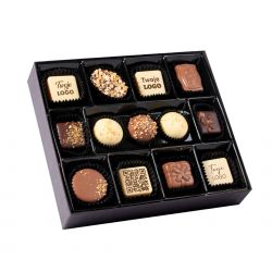 Czekoladki z Twoim logo Premium White Pralines Prints