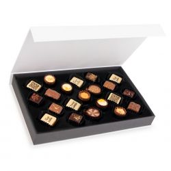 Czekoladki reklamowe z logo Chocolate Box White Pralines Prints