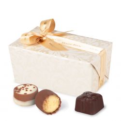 Belgijskie czekoladki Ballotin Cream no.2 Pralines w ozdobnym papierze - MountBlanc - 1