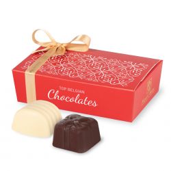 Belgijskie praliny Mini Ballotin Red no.3 - MountBlanc - 1